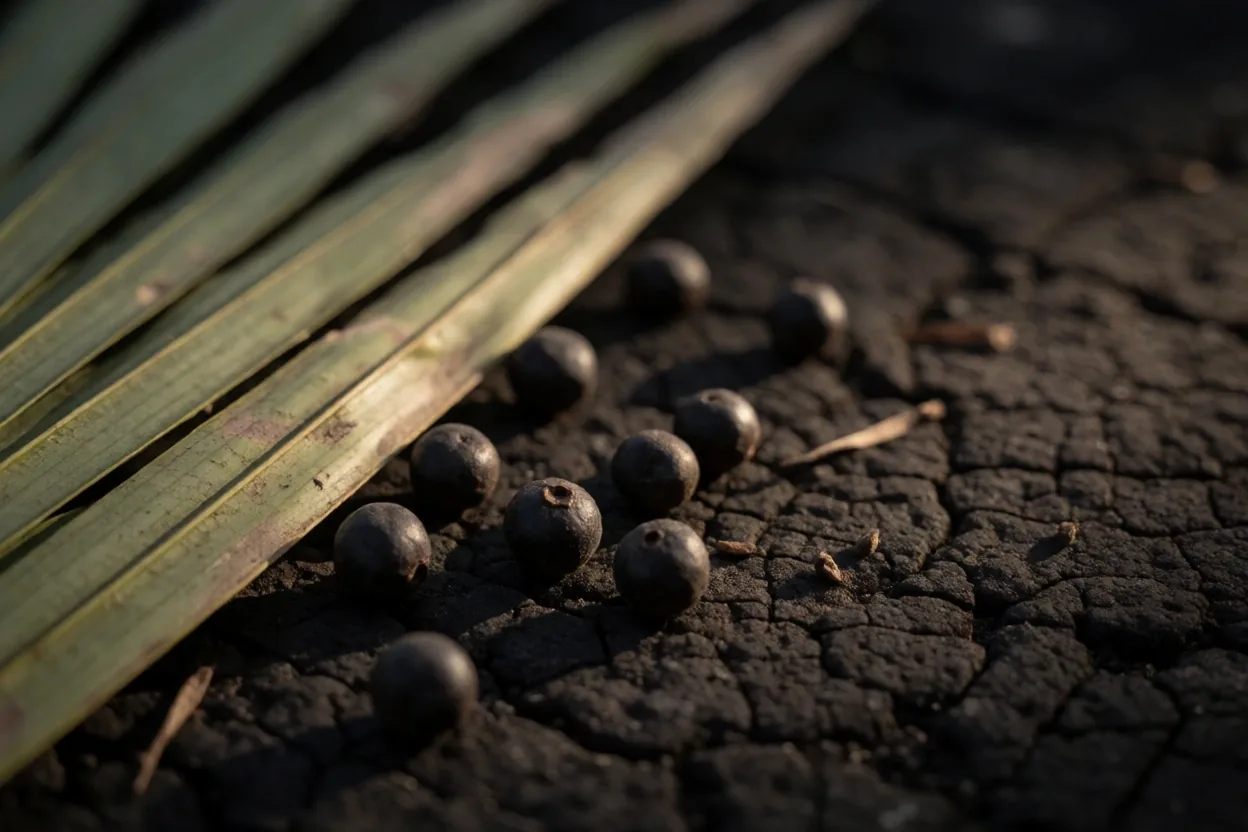 Saw palmetto botanical specimen